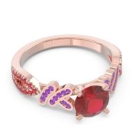 Milgrain Pave Granthi Ring