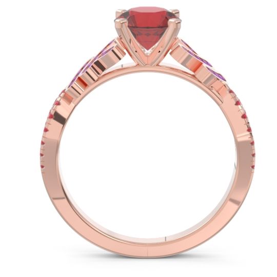 Milgrain Pave Granthi Ring
