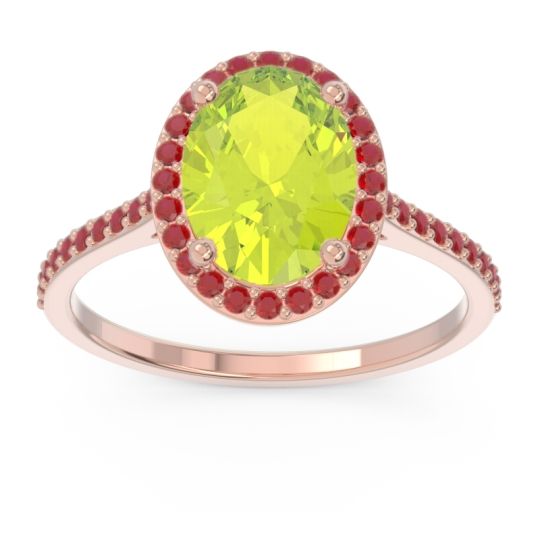 Halo Pave Oval Parampara Ring