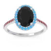 Halo Pave Oval Parampara Ring