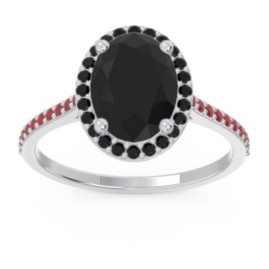Halo Pave Oval Parampara Ring