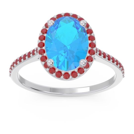 Halo Pave Oval Parampara Ring