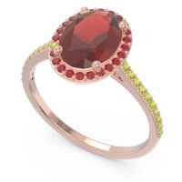 Halo Pave Oval Parampara Ring