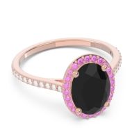 Halo Pave Oval Parampara Ring