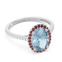 Halo Pave Oval Parampara Ring