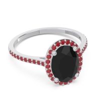 Halo Pave Oval Parampara Ring