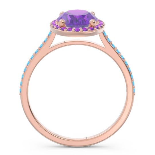 Halo Pave Oval Parampara Ring