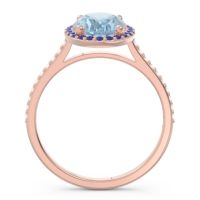 Halo Pave Oval Parampara Ring