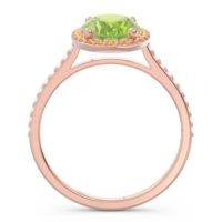Halo Pave Oval Parampara Ring