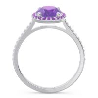 Halo Pave Oval Parampara Ring