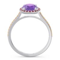 Halo Pave Oval Parampara Ring