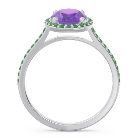 Halo Pave Oval Parampara Ring