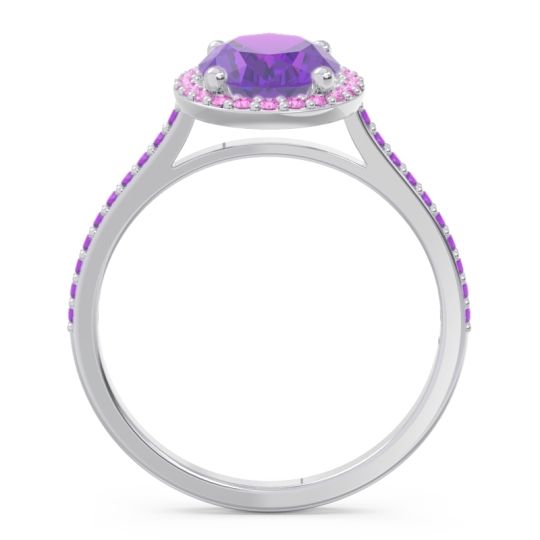 Halo Pave Oval Parampara Ring