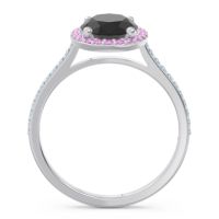 Halo Pave Oval Parampara Ring