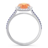 Halo Pave Oval Parampara Ring