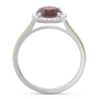 Halo Pave Oval Parampara Ring