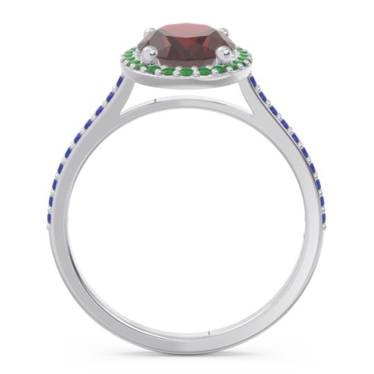 Halo Pave Oval Parampara Ring
