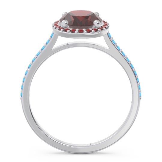 Halo Pave Oval Parampara Ring