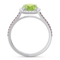 Halo Pave Oval Parampara Ring