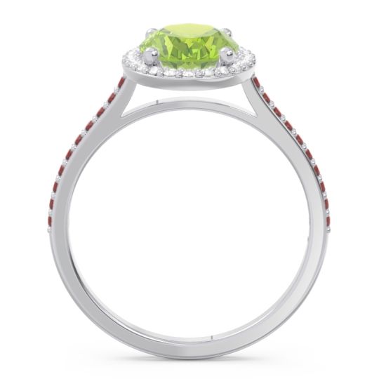 Halo Pave Oval Parampara Ring