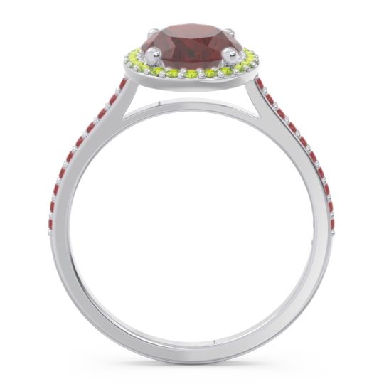 Halo Pave Oval Parampara Ring