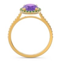Halo Pave Oval Parampara Ring