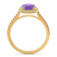 Halo Pave Oval Parampara Ring