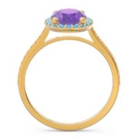 Halo Pave Oval Parampara Ring