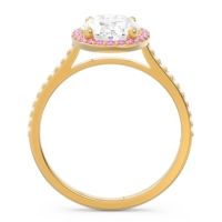 Halo Pave Oval Parampara Ring