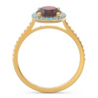 Halo Pave Oval Parampara Ring