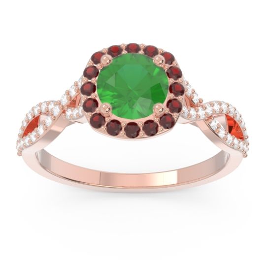 Halo Pave Arenu Ring