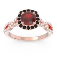 Halo Pave Arenu Ring