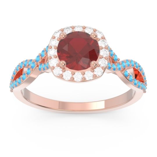 Halo Pave Arenu Ring