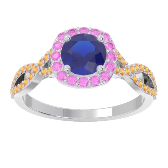 Halo Pave Arenu Ring
