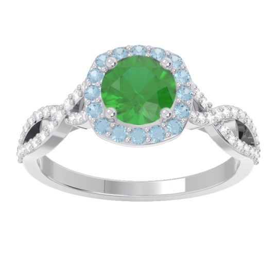 Halo Pave Arenu Ring