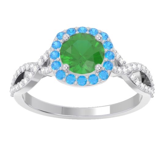 Halo Pave Arenu Ring