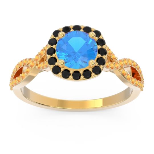 Halo Pave Arenu Ring