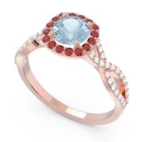 Halo Pave Arenu Ring