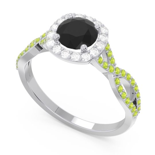 Halo Pave Arenu Ring