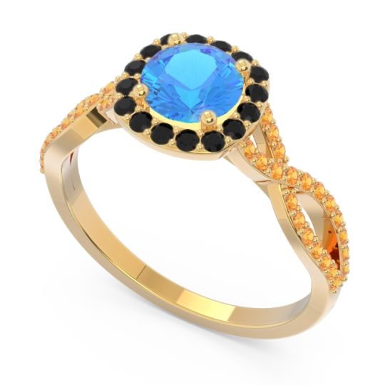 Halo Pave Arenu Ring