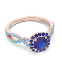 Halo Pave Arenu Ring