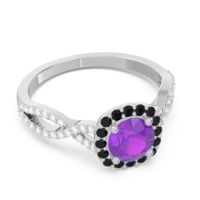 Halo Pave Arenu Ring