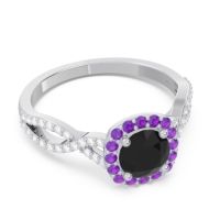 Halo Pave Arenu Ring