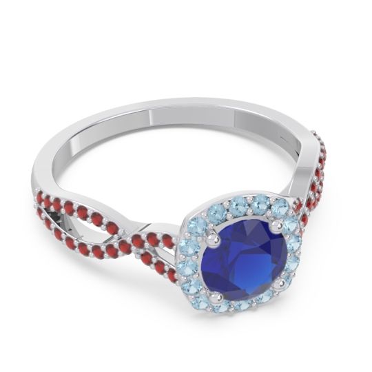 Halo Pave Arenu Ring