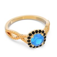 Halo Pave Arenu Ring