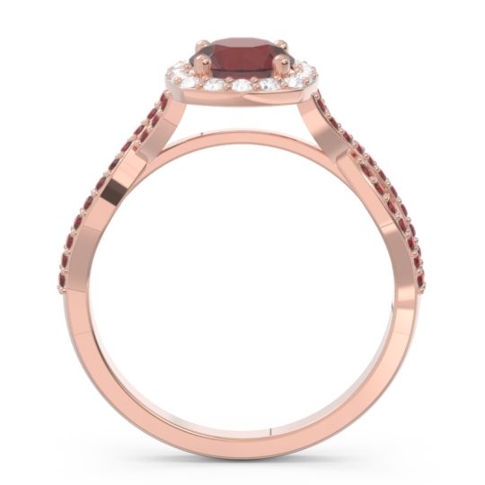 Halo Pave Arenu Ring