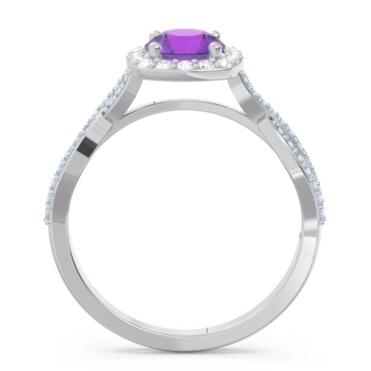 Halo Pave Arenu Ring