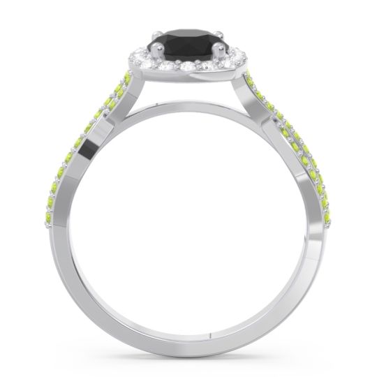 Halo Pave Arenu Ring