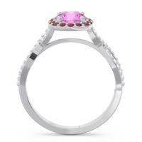 Halo Pave Arenu Ring