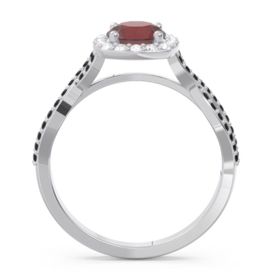 Halo Pave Arenu Ring